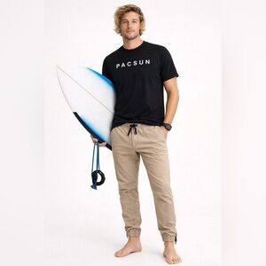 Pacsun Jogger Pants |  Men’s Large  | Elastic Waist Skinny Fit Zip Ankle